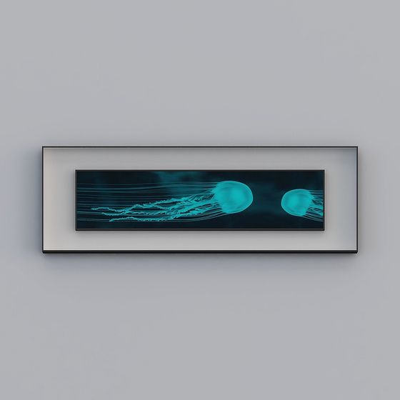 Enchanting Jellyfish Art 3D model for Creative Projects