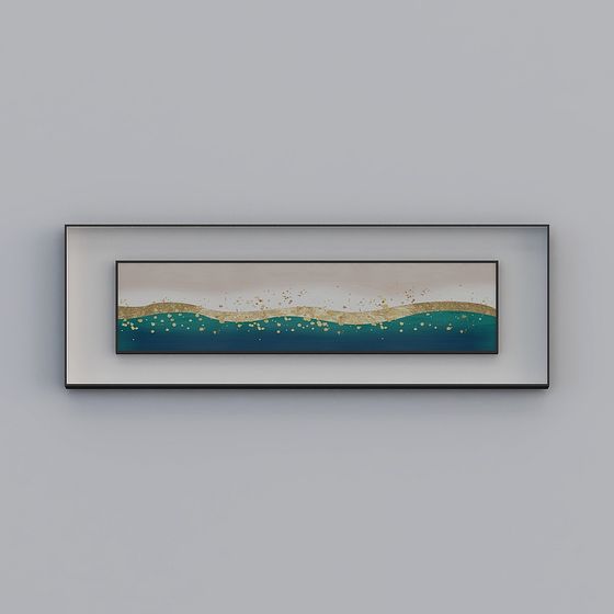 Abstract Wave 3D model for Creative Projects