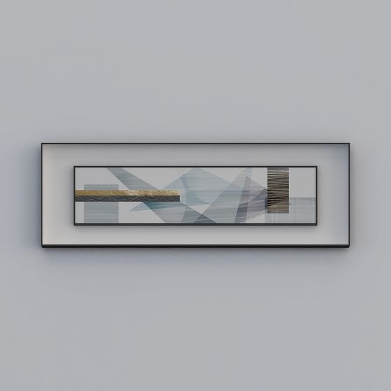 Abstract Geometric Art 3D Model for Creative Projects