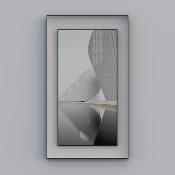 Futuristic Bridge 3D model