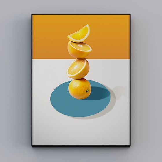 Orange Balance 3D Model