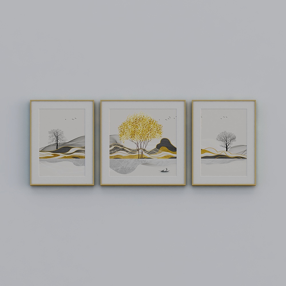 Jane-Modern Wind-Living Room Decorative Painting-LJ-086-80x200