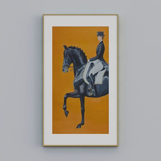 Jane - Vent Moderne - Peinture Décorative Hyunguan - LJ-063-Chevalier