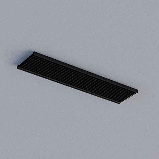 Black Stereo Buckle Board 3D Model for Modern Designs