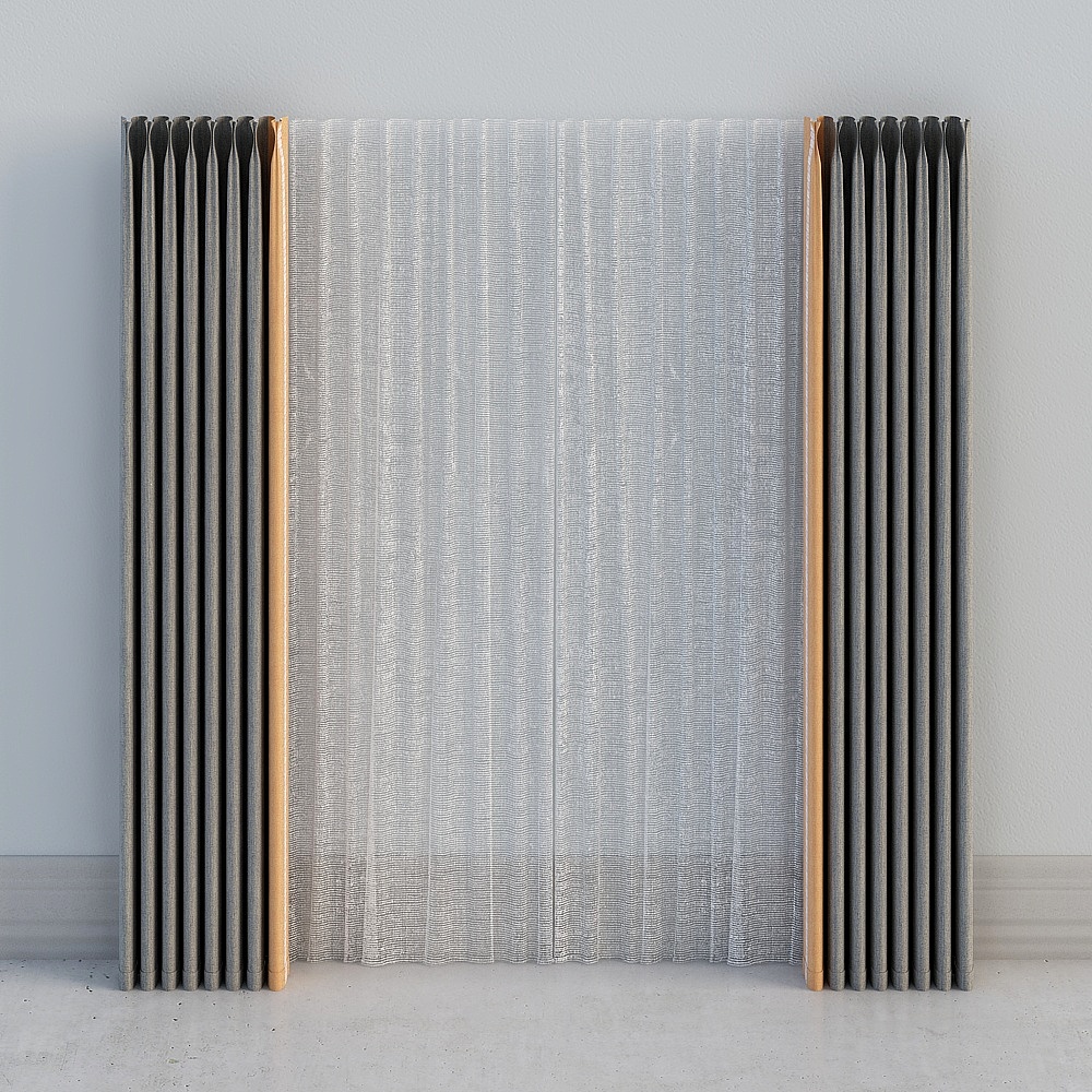 Industrial Style Radiator 3D Model