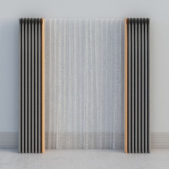 Industrial Style Radiator 3D Model