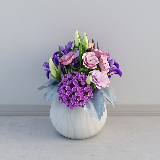 Spring Bouquet 3D Model