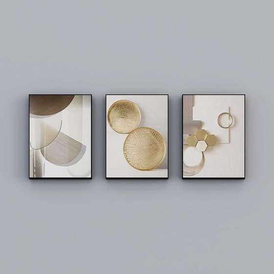 Abstract Geometric Frame 3D model