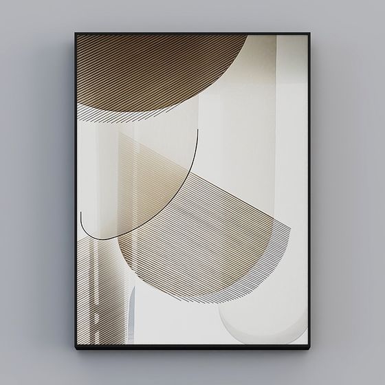 Abstract Geometric 3D Model