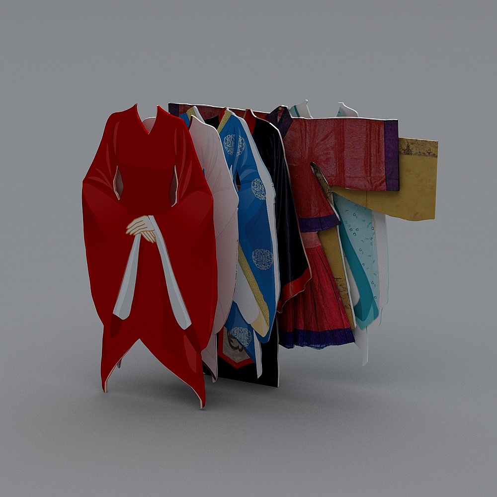 Hanfu wall hanging costume 0