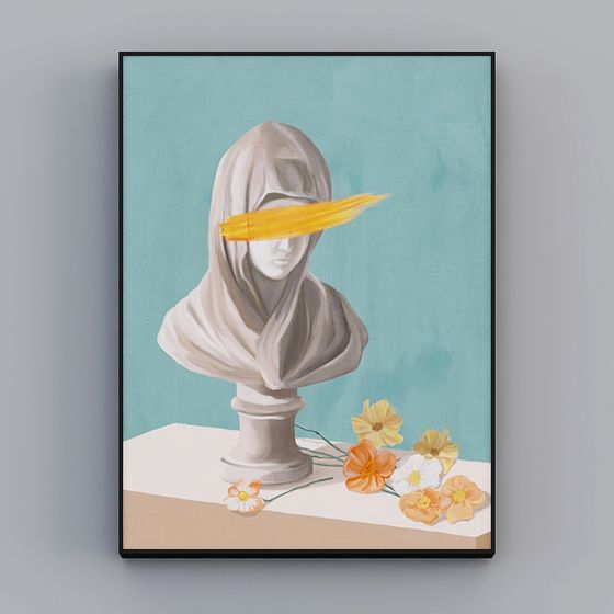 Mystical Veil Statue 3D model