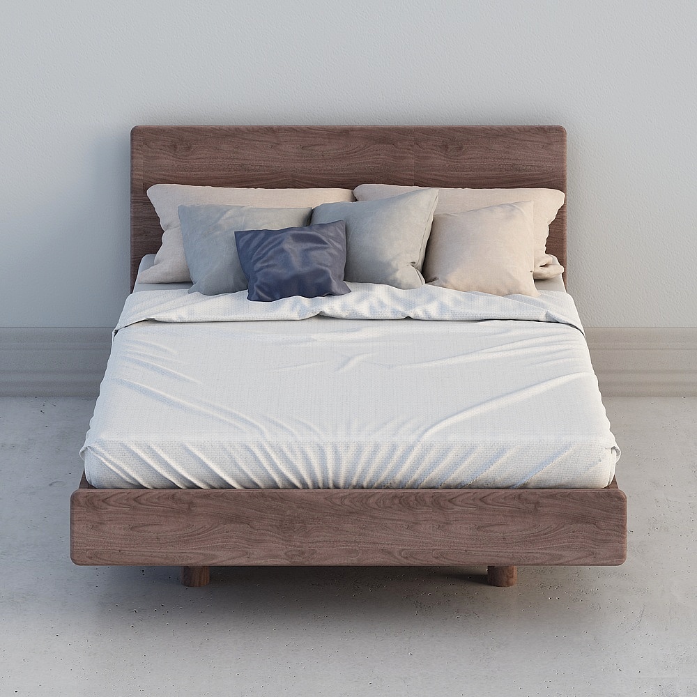 Van House Furniture - Good sleep King size bed - King size bed black walnut