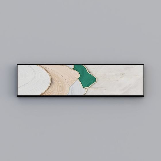 Abstract Frame 3D model - Merging Art and Geometry