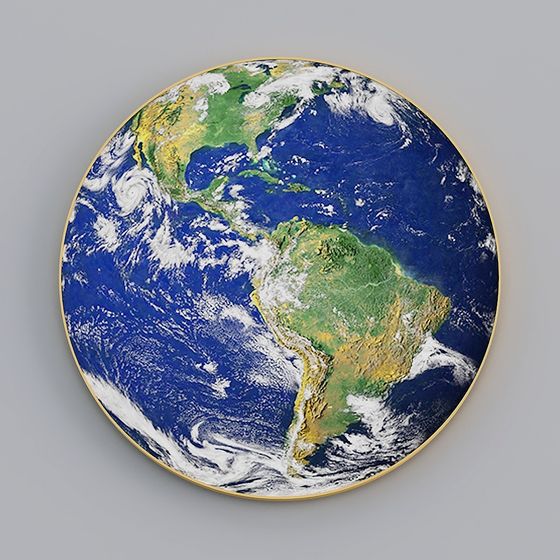 Mesmerizing Low-Poly Earth 3D Model for Creative Needs