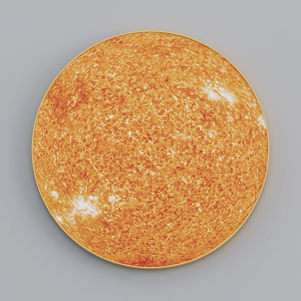 Realistic 3D Model of the Sun