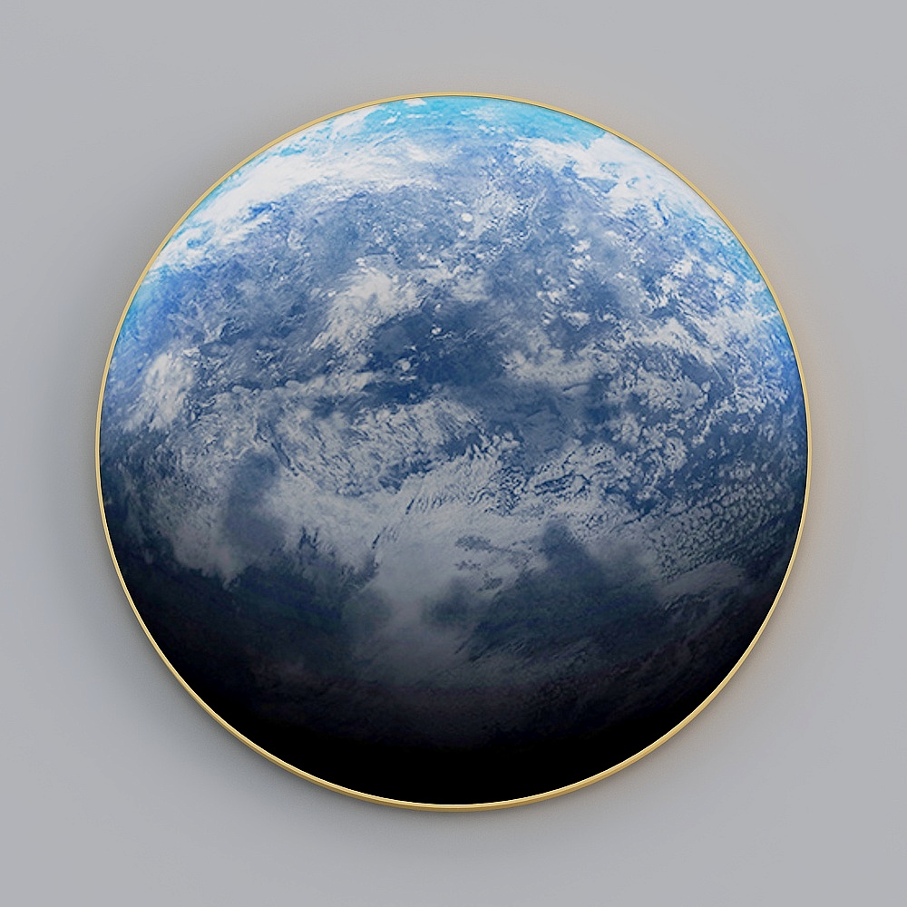 Realistic Earth 3D Model for Creative Projects
