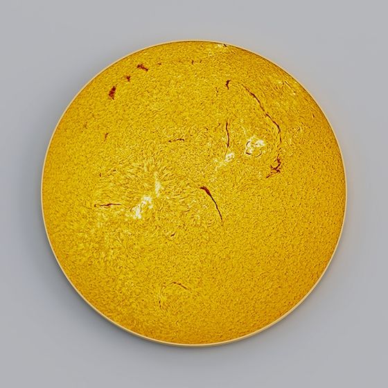 Heart of the Sun 3D model for Artistic Projects