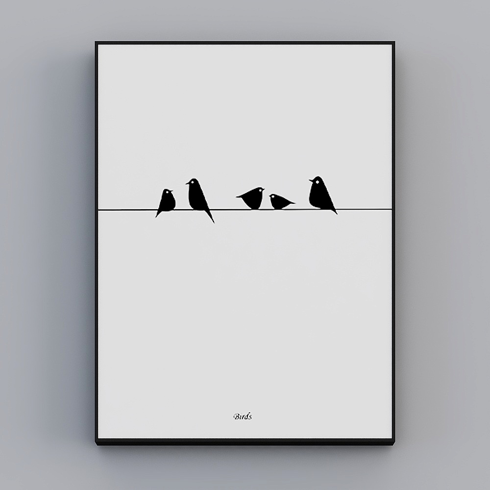 Roshan - Modern Minimalist Wind - Living Room Decorative Painting - Meet C