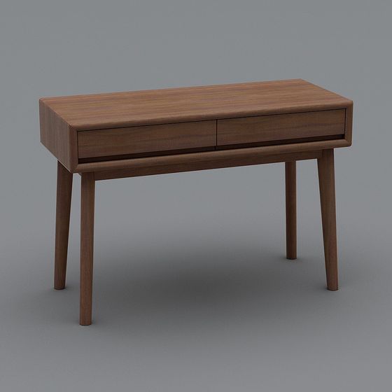 Mid-Century Modern Desk 3D model