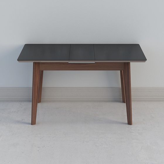 Elegant Expandable Dining Table 3D model