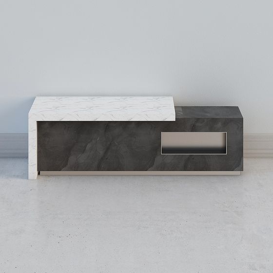 Urban Minimalist TV Cabinet 3D model