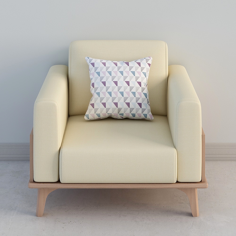 Heng Teng Honey Home First Star Nordic Single Seat Sofa 16700094 plus CXSF008