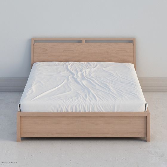 Modern Minimalist Bed Frame 3D model
