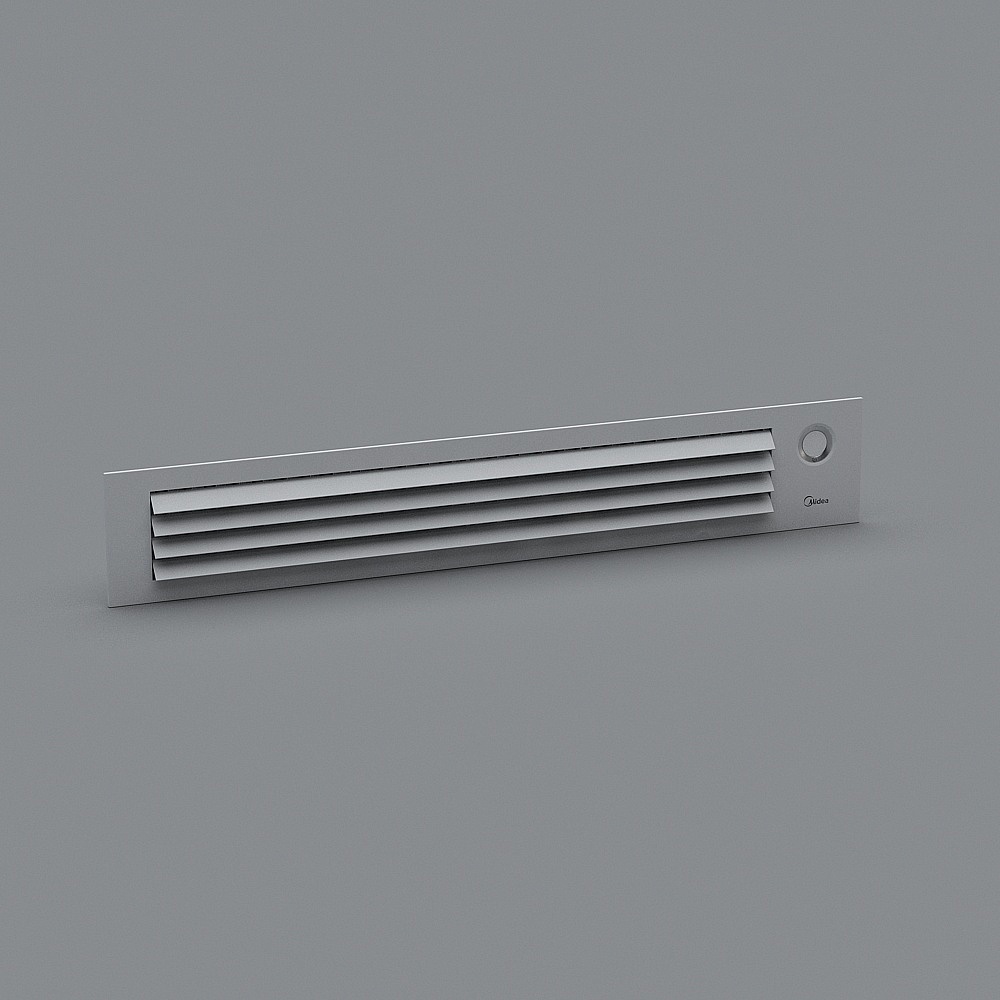 Sleek Air Vent 3D Model for Modern Interiors