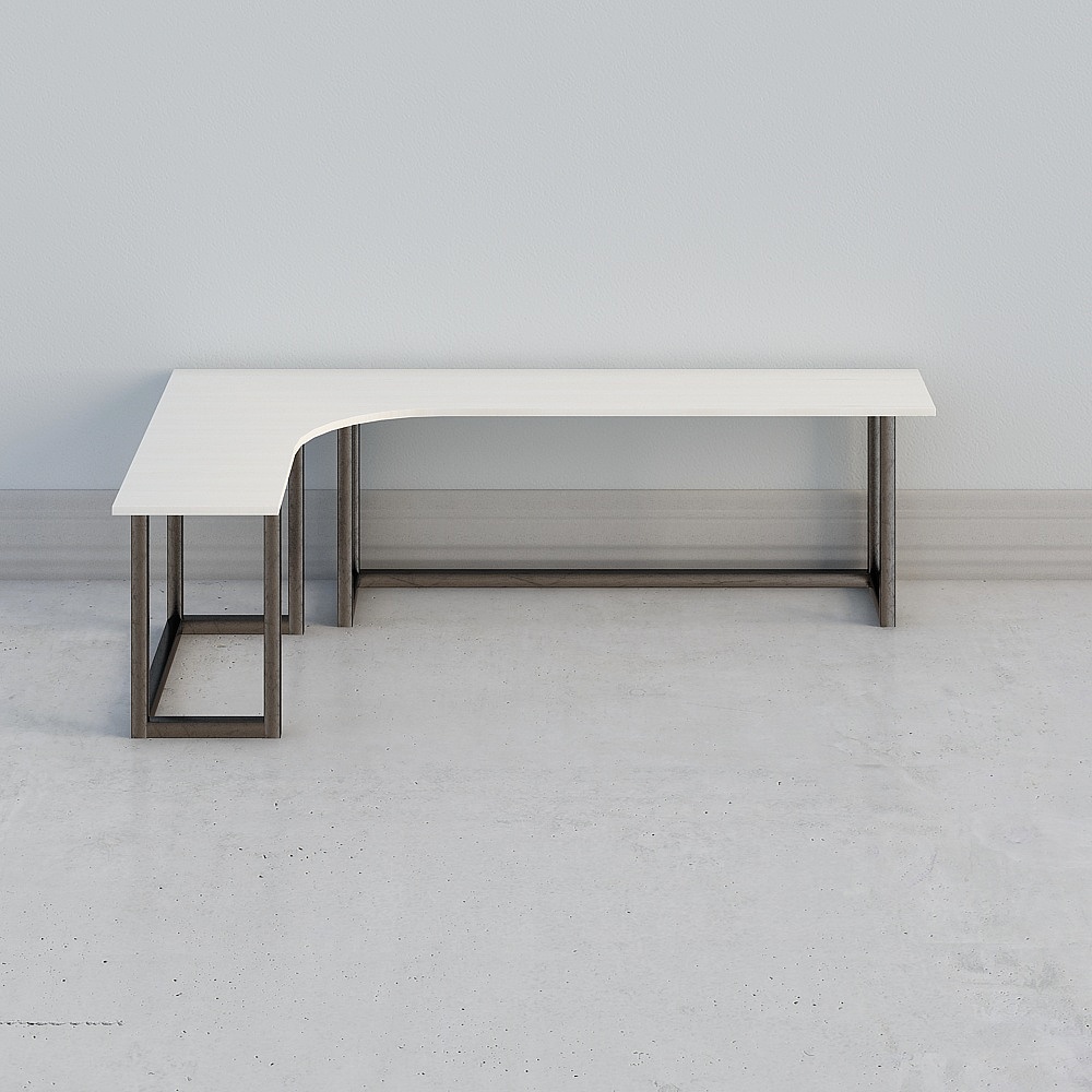 The security room corner desk