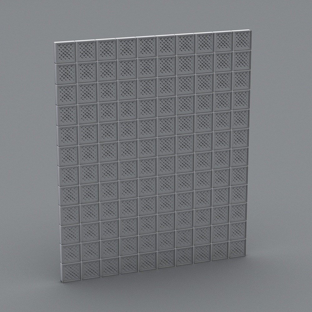 Glass brick 857 Vitreous brick wall