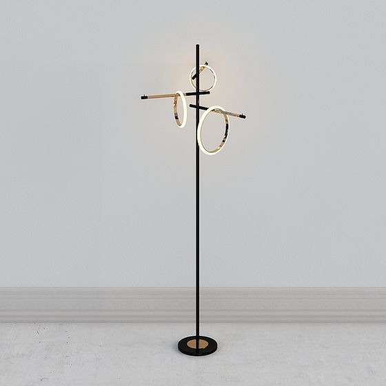 Halo Floor Lamp 3D model