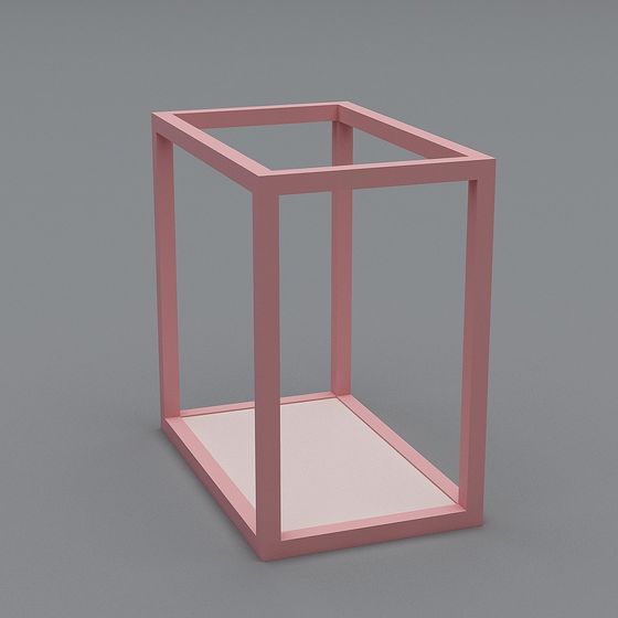 Modern Pink Frame 3D model