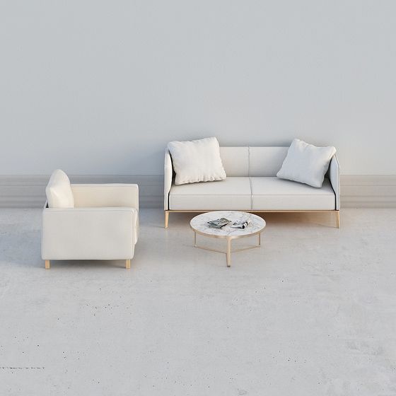 Urban Living Room Set 3D model