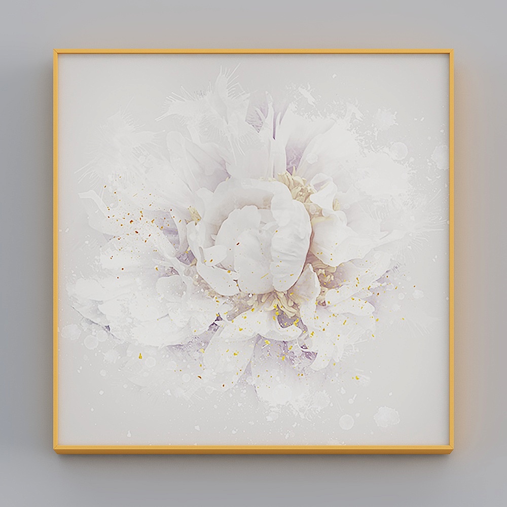 Zhuo Yi - modern minimalist wind - living room decoration painting - Splendid flowering E