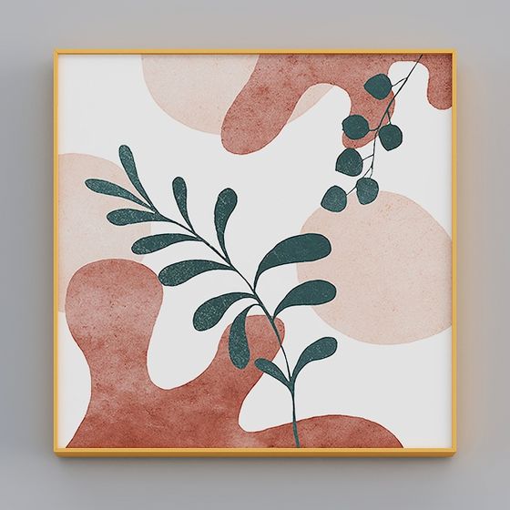 Abstract Plant Frame 3D Model