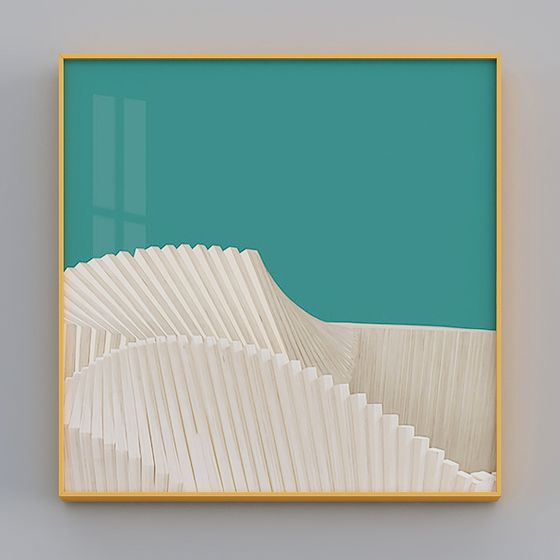 Abstract Hill Low-Poly 3D Model for Creative Projects