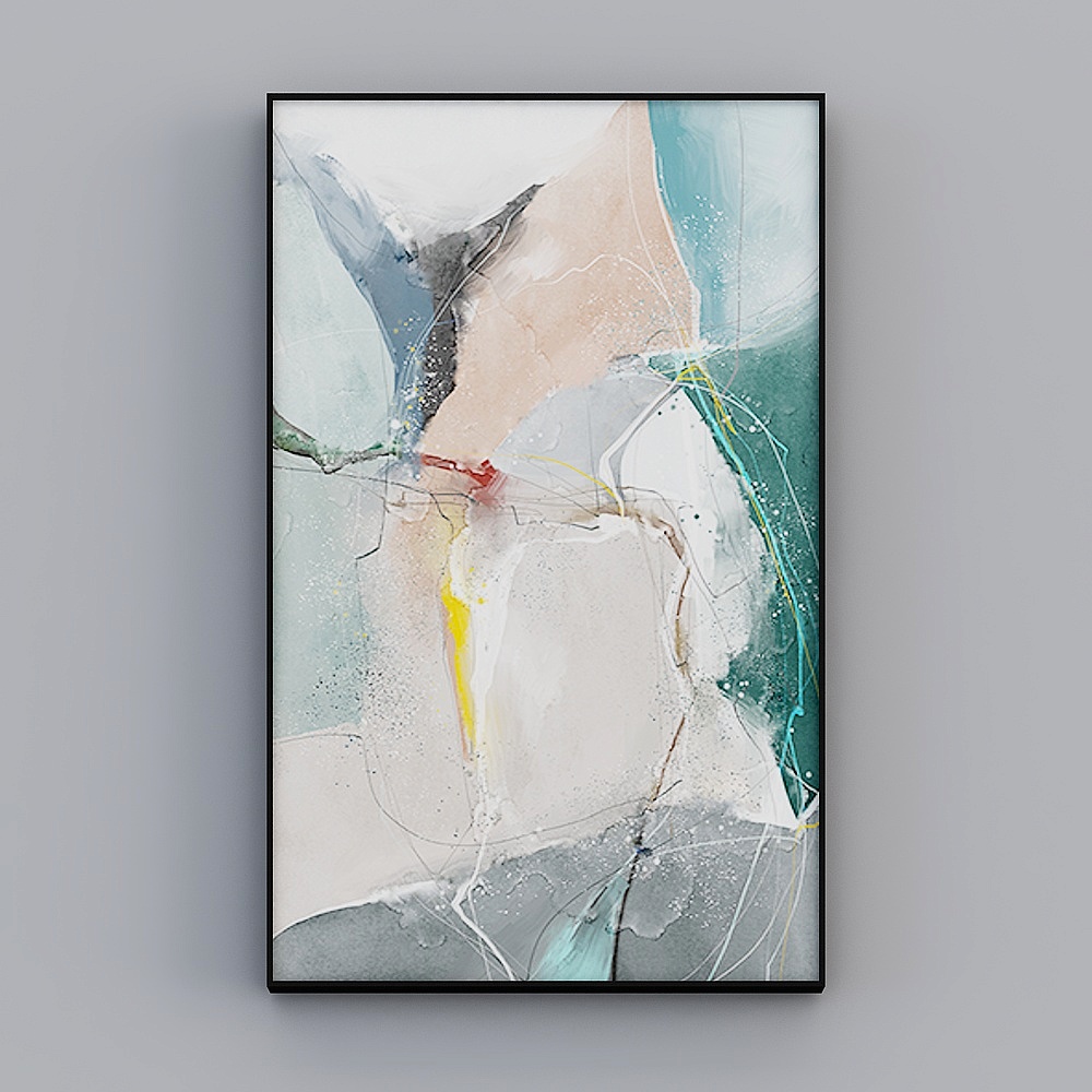 Zhuo Yi - modern minimalist wind - Xuanguan decorative painting - dazzling D