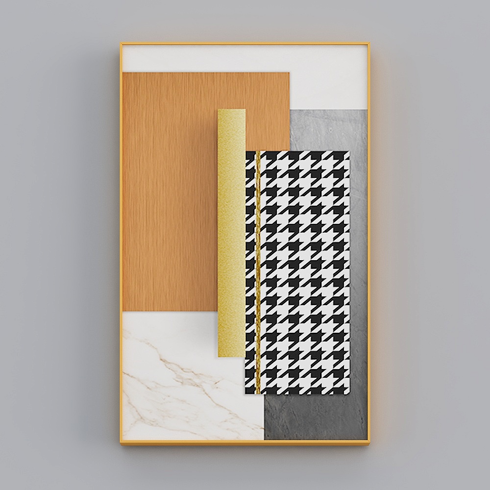 Zhuo Yi - modern minimalist wind - Xuanguan decorative painting - distant view of the light A