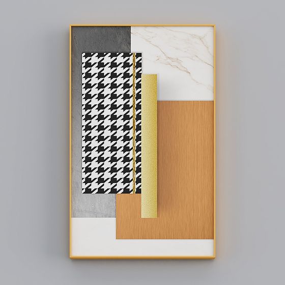 Elegant Geometric Art 3D Model for Creative Projects