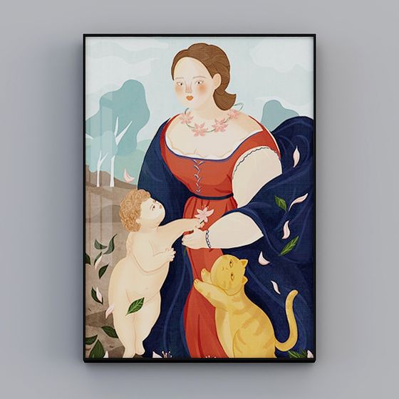 Ode to Motherly Love 3D model for Warm Spaces