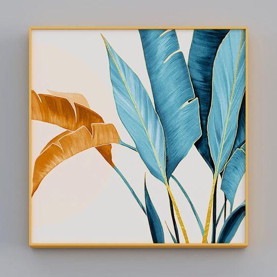 Tropical Framed Art 3D model