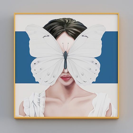 Butterfly Shadow 3D Model