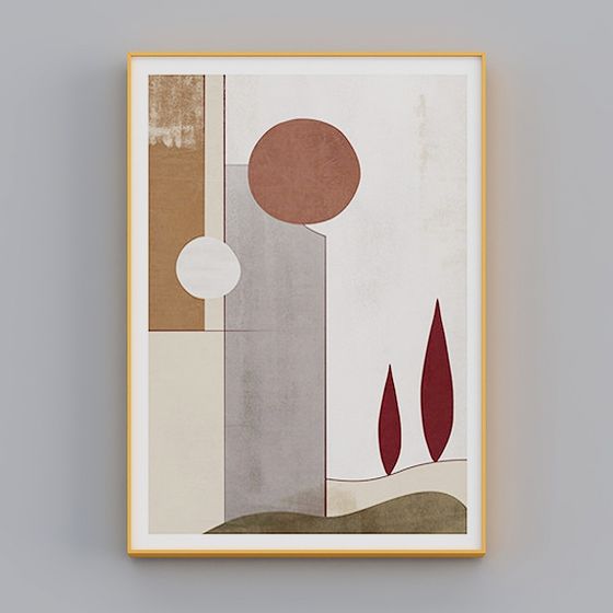 Zoyi - 諾迪克風 - 客廳裝飾畫 - 視野 D