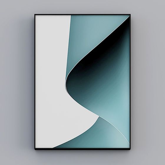 Zhuo Yi - Style Moderne Minimaliste - Peinture Décorative Hyunguan - Danse du Temps B