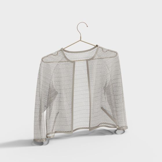 Stylish Lace Top 3D model for Creative Projects