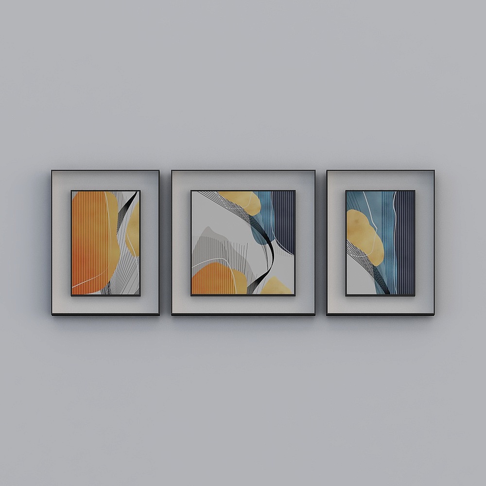 Jane on - Light luxury wind - living room decoration painting - SK-086 - flow and precipitation