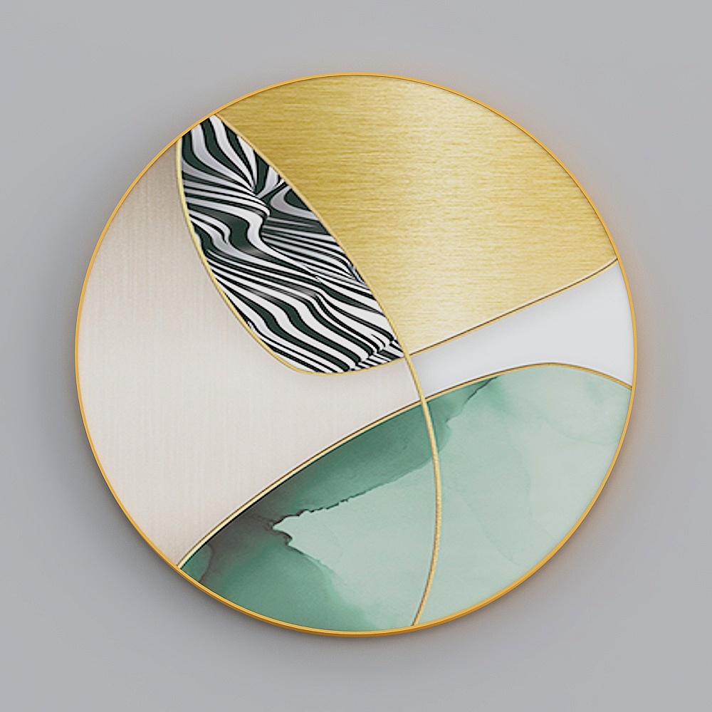 Zhuo Yi - modern minimalist wind - Hyunguan decorative painting - extravagant light glimpse A circle