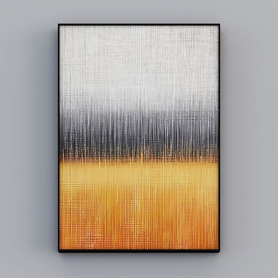 Abstract Line Art 3D Model for Creative Applications