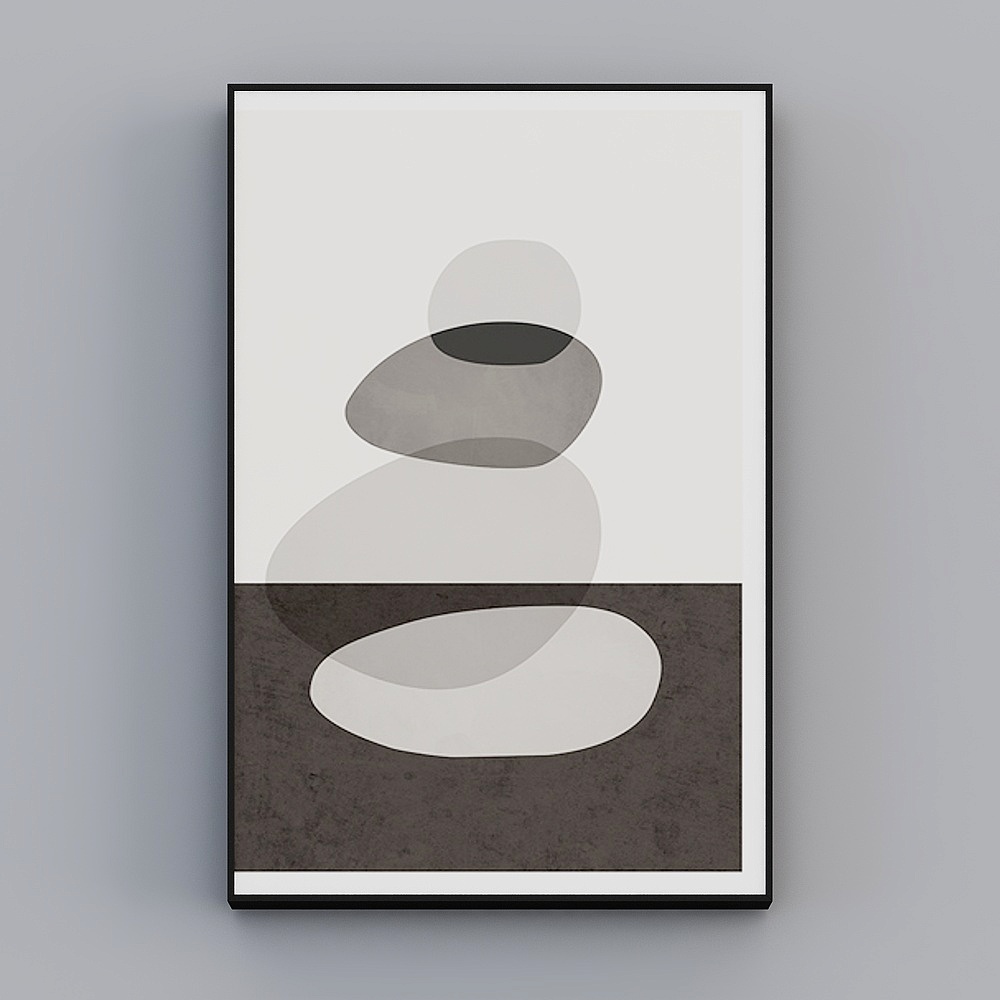 주오 이 - 북유럽 바람 - 소파 배경 벽 장식 그림 - Ziyi C