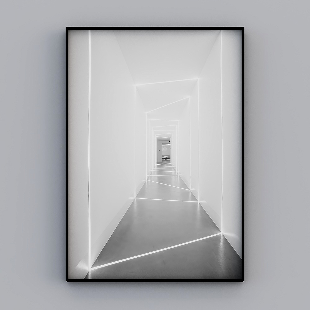 "Ya Companion" geometric atmosphere high-end decorative painting